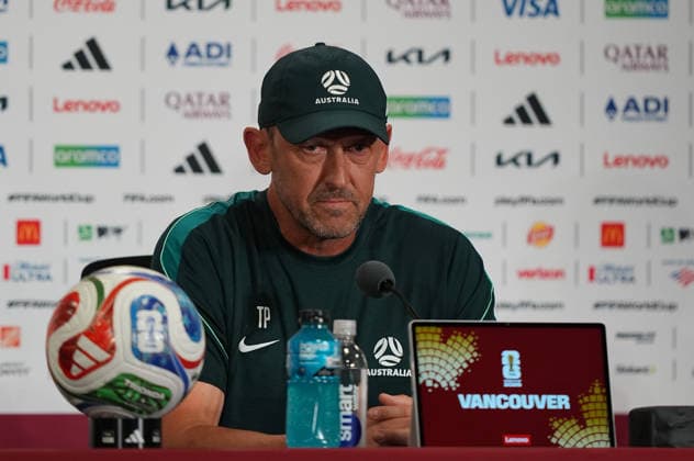 Ahead of Turkiye v Australia - FIFA World Cup, WM, Weltmeisterschaft, Fussball 2026 VANCOUVER, CANADA - JUNE 12: Head coach Tony Popovic of Australia ahead of the FIFA World Cup 2026 Group D qualifiers match between Turkiye and Australia at the BC Place Stadium, in Vancouver, United States on June 12, 2026. Ercin Erturk Anadolu Vancouver Canada. Editorial use only. Please get in touch for any other usage.  Copyright: x2026xAnadoluxErcinxErturkx