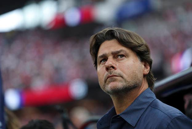 (260613) -- LOS ANGELES, June 13, 2026 -- Mauricio Pochettino, head coach of the United States, is seen before the group D match between the United States and Paraguay at the 2026 FIFA World Cup, WM, Weltmeisterschaft, Fussball at Los Angeles Stadium in Los Angeles, the United States, June 12, 2026. ) (SP)U.S.-LOS ANGELES-FOOTBALL-FIFA WORLD CUP-GROUP D-USA VS PRY BaixXuefei 