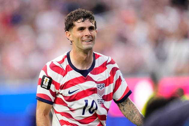 June 12, 2026, Los Angeles, California, United States: Christian Pulisic of USA reacts during the FIFA World Cup, WM, Weltmeisterschaft, Fussball 2026 Group D match between USA and Paraguay at Los Angeles Stadium on June 12, 2026 in Los Angeles, California. USA V Paraguay: Group D - FIFA World Cup 2026  - ZUMAa181 20260612_zaa_a181_024 Copyright: xJosexBretonx