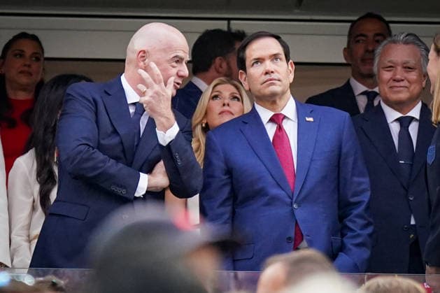 USA Soccer FIFA World Cup 2026 Group D USA vs Paraguay SoFi Stadium Los Angeles, California Ganni Infantino President FIFA Marco Rubio United States Secretary of State Copyright: xJOERANxSTEINSIEKx