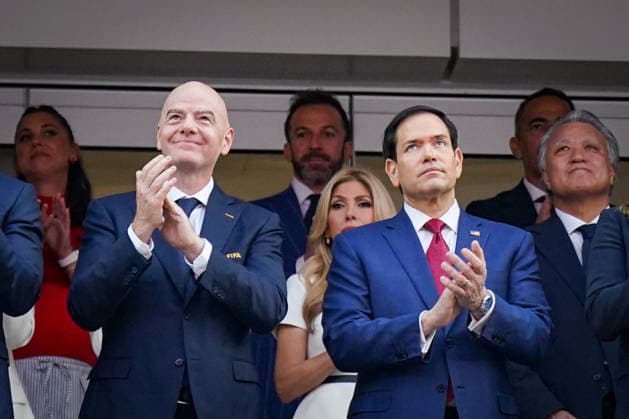 USA Soccer FIFA World Cup 2026 Group D USA vs Paraguay SoFi Stadium Los Angeles, California Ganni Infantino President FIFA Marco Rubio United States Secretary of State Copyright: xJOERANxSTEINSIEKx