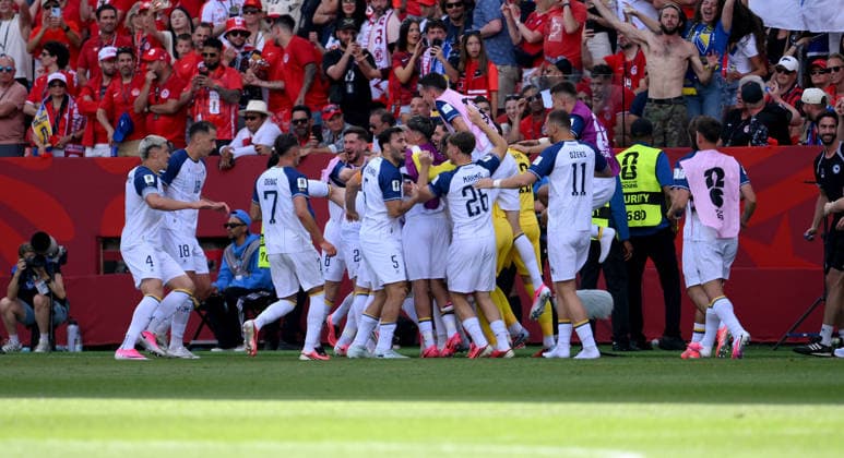 Football FIFA World Cup 2026 Preliminary Round Group B in Toronto Canada Bosnia and Herzegovina 12 06 2026 Cheers Bosnia and Herzegovina