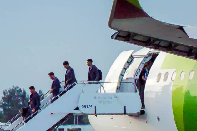Football, FIFA World Cup 2026, Portugal national team, Arrival in West Palm Beach