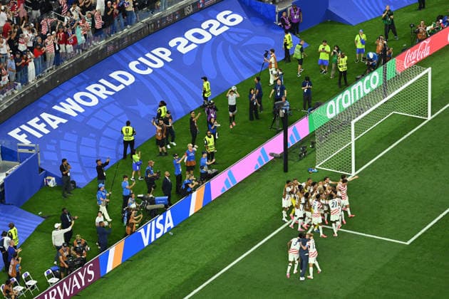 LOS ANGELES, CA - JUNE 12: General view of the FIFA World Cup, WM, Weltmeisterschaft, Fussball 2026 Group D match between USA and Paraguay at SoFi Stadium (Los Angeles Stadium) on June 12, 2026 in Los Angeles, California.  Copyright: xChinaxNewsxServicex 111647950985