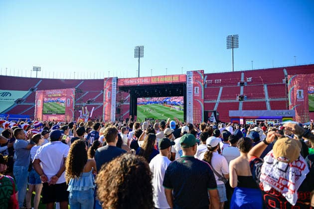 Football, FIFA World Cup 2026, fan festival in Los Angeles