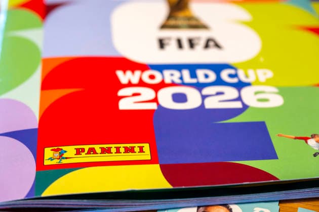 13 06 2026, Mindelheim Bavaria , the popular collectors booklet and the accompanying collectors pictures are also available again for the 2026 FIFA World Cup in the USA The sticker album with the cover page