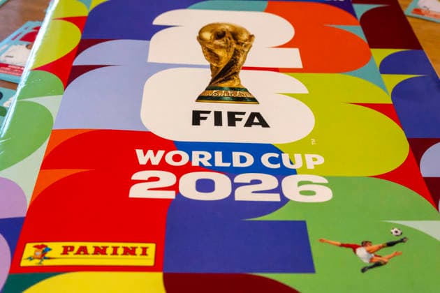 13 06 2026, Mindelheim Bavaria , the popular collectors booklet and the accompanying collectors pictures are also available again for the 2026 FIFA World Cup in the USA The sticker album with the cover page