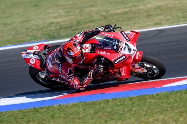 June 13, 2026, Misano Adriatico, Rimini, Italy: Iker LECUONA (ESP) riding for Aruba.it Racing - Ducati at turn 5 during the third free practice session of 2026 WorldSBK Pirelli Emilia Romagna round 7 at the Misano World Circuit in Misano Adriatico (Rimini, Italy)..Credit: ZUMA Press Motorsports 2026: WorldSBK Misano: FP3  - ZUMAr158 20260613_aap_r158_009 Copyright: xRiccardoxRighettix