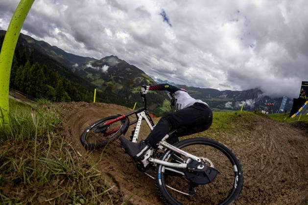 Whoop UCI Mountainbike World Series Leogang Downhill w4 at Whoop UCI Mountainbike World Series Leogang Downhill, 13 06 2026,in Leogang,AUT Photo Sebastian Sternemann