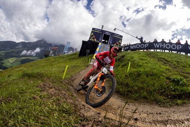 Whoop UCI Mountain Bike World Series Leogang Downhill KOLB Andreas SANTA CRUZ SYNDICATEat Whoop UCI Mountain Bike World Series Leogang Downhill, 13 06 2026,in Leogang,AUT Photo Sebastian Sternemann