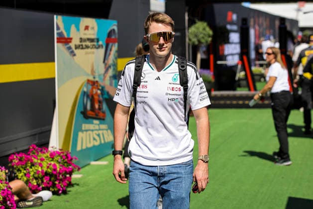 F1 - BARCELONA-CATALUNYA GRAND PRIX 2026 VESTI Frederik (den), Mercedes AMG F1 Team W17, portrait during the Formula 1 Barcelona-Catalunya Grand Prix 2026, 7th round of the 2026 Formula One World Championship, WM, Weltmeisterschaft from June 12 to 14, 2026 on the Circuit de Barcelona-Catalunya, in Montmelo, Spain - MontmeloSpain  Copyright: xXavixBonillax