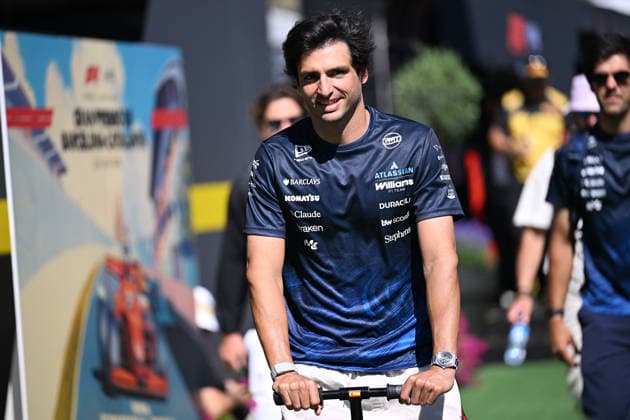 Ahead of Barcelona-Catalunya Grand Prix 2026 BARCELONA, SPAIN - JUNE 13: Carlos Sainz of Williams is seen at the paddock before the practice and qualifying sessions ahead of the Barcelona-Catalunya Grand Prix, the seventh race of the 2026 Formula 1 World Championship, WM, Weltmeisterschaft at the 4.66-kilometer Circuit de Barcelona-Catalunya in Barcelona, Spain, on June 13, 2026. Burak Akbulut Anadolu Barcelona Spain. Editorial use only. Please get in touch for any other usage.  Copyright: x2026xAnadoluxBurakxAkbulutx