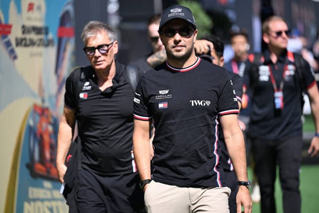 Ahead of Barcelona-Catalunya Grand Prix 2026 BARCELONA, SPAIN - JUNE 13: Sergio Perez of Cadillac is seen at the paddock before the practice and qualifying sessions ahead of the Barcelona-Catalunya Grand Prix, the seventh race of the 2026 Formula 1 World Championship, WM, Weltmeisterschaft at the 4.66-kilometer Circuit de Barcelona-Catalunya in Barcelona, Spain, on June 13, 2026. Burak Akbulut Anadolu Barcelona Spain. Editorial use only. Please get in touch for any other usage.  Copyright: x2026xAnadoluxBurakxAkbulutx