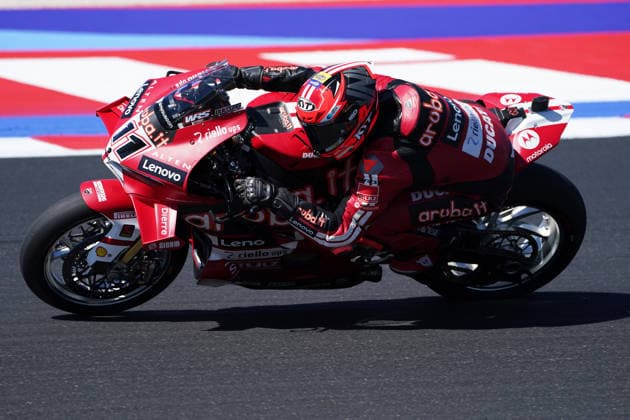 Foto Costanza Benvenuti LaPresse 13.06.2026 - Motociclismo-2026-Motul FIM Superbike World Championship, WM, Weltmeisterschaft Round 07-Pirelli Emilia-Romagna Round-Misano World Circuit Marco Simoncelli - TISSOT SUPERPOLE nella foto: NICOLO BULEGA-DUCATI Photo Costanza Benvenuti LaPresse 2026 13 June Sport-Motorcycling - 2026 - Motul FIM Superbike World Championship-Round 07-Pirelli Emilia-Romagna Round-Misano World Circuit Marco Simoncelli - TISSOT SUPERPOLE in the photo: NICOLO BULEGA-DUCATI  Copyright: xCostanzaxBenvenuti LaPressex
