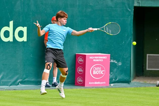Diego Dedura Germany beats TERRA WORTMANN Open 2026, Tennis, ATP 500, Tournament, Qualification, 13 06 2026, TERRA WORTMANN Open 2026, Tennis, ATP 500, Tournament, Qualification, 13 06 2026 Halle Copyright: xEibner-Pressefoto RobertxGertzenx EP_RGN