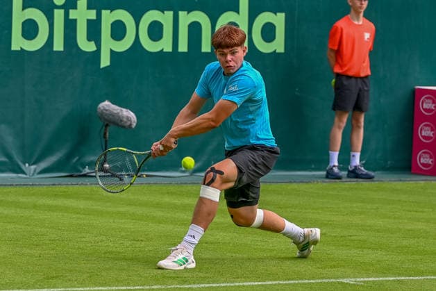 Diego Dedura Germany expects a ball TERRA WORTMANN Open 2026, Tennis, ATP 500, Tournament, Qualification, 13 06 2026, TERRA WORTMANN Open 2026, Tennis, ATP 500, Tournament, Qualification, 13 06 2026 Halle Copyright: xEibner-Pressefoto RobertxGertzenx EP_RGN