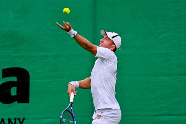 Filip Cristian Jianu Romania beats on TERRA WORTMANN Open 2026, Tennis, ATP 500, Tournament, Qualification, 13 06 2026, TERRA WORTMANN Open 2026, Tennis, ATP 500, Tournament, Qualification, 13 06 2026 Halle Copyright: xEibner-Pressefoto RobertxGertzenx EP_RGN