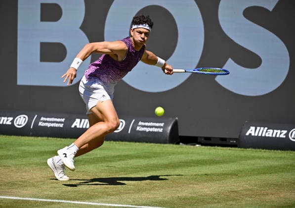 Ben Shelton USA Action Tennis Men BOSS Open ATP 250 Stuttgart 2026 Weissenhof BOSS Open ATP 250 Stuttgart 2026