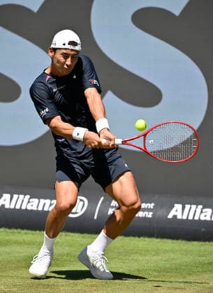 Sho Shimabukuro JPN Action Tennis Men BOSS Open ATP 250 Stuttgart 2026 Weissenhof BOSS Open ATP 250 Stuttgart 2026