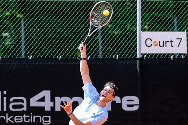 13.June. 2026 – TENNIS – Vienna Tennis Association (WTV) Final Four Dominic Thiem (AUT) serving action VIENNA Better Tennis Center Alt Erlaa ,Vienna Vienna Better Tennis Center Alt Erlaa AUSTRIA