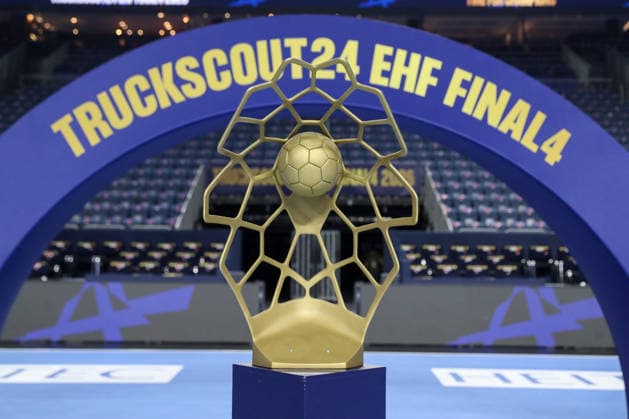 Handball, CL, Final4 in Cologne, presentation of the trophy