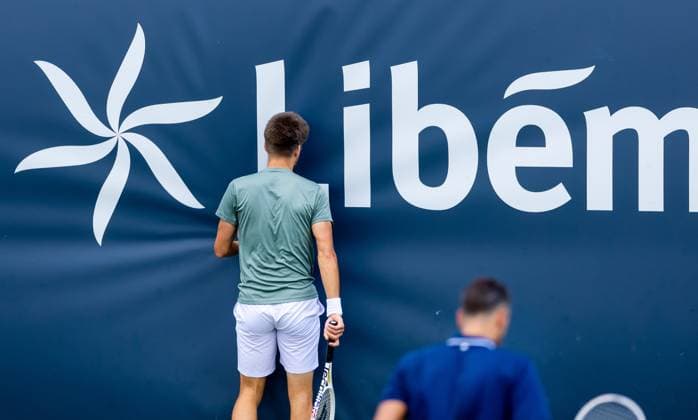DEN BOSCH - Sander Arends and David Pel during the ATP, Tennis Herren doubles final match against Zizou Bergs (BEL) and Arthur Rinderknech (FRA) at the 2026 LibÃ ma Open. The combined ATP WTA, Tennis Damen tournament is being held on the event grounds of the former Autotron car theme park. IRIS VAN DEN BROEK ANP xVIxANPxSportx xxANPxIVx 560891455 originalFilename: 560891455.jpg