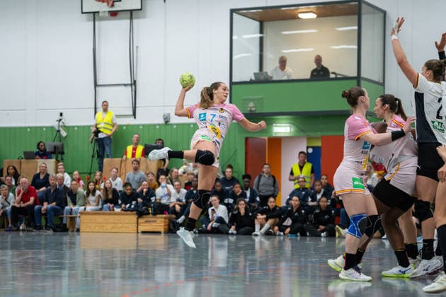 U20 Women National Team Germany GER vs U20 Women National Team Spain SPA , Handball, Four Nations Tournament, 13 6 2026, Season 2025 2026, Hannover Belen Rodriguez Lario Spain U20 Women, 07 in goal throw Hannover Sporthalle IGS Badenstedt Germany