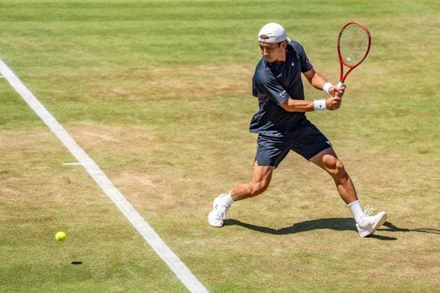 Tennis, Boss Open 2026, Stuttgart, TC Weissenhof, Center Court, Shimabukuro JPN BOSS OPEN STUTTGART 2026 in Stuttgart Copyright: xspeedshotx xRalfxJustx
