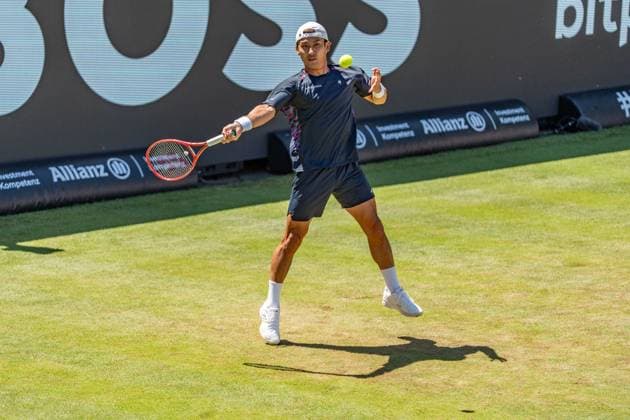 Tennis, Boss Open 2026, Stuttgart, TC Weissenhof, Center Court, Shimabukuro JPN BOSS OPEN STUTTGART 2026 in Stuttgart Copyright: xspeedshotx xRalfxJustx