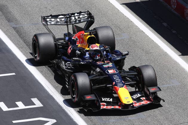 F1 - BARCELONA-CATALUNYA GRAND PRIX 2026 03 VERSTAPPEN Max (nld), Red Bull Racing Ford RB22, action during the Formula 1 Barcelona-Catalunya Grand Prix 2026, 7th round of the 2026 Formula One World Championship, WM, Weltmeisterschaft from June 12 to 14, 2026 on the Circuit de Barcelona-Catalunya, in Montmelo, Spain - MontmeloSpain  Copyright: xDPPIx