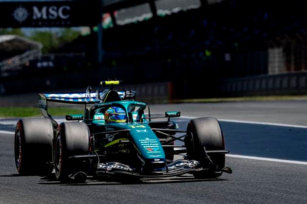 BARCELONA Formula 1 driver Fernando Alonso of Aston Martin Aramco Formula 1 Team during the Formula 1 Spain Catalonia at the Circuit de Barcelona Catalunya on June 13, 2026 in Barcelona, Spain Photo by DeFodi Images