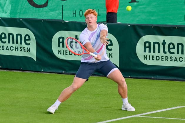 Jamie Mackenzie Germany beats TERRA WORTMANN Open 2026, Tennis, ATP 500, Tournament, Qualification, 13 06 2026, TERRA WORTMANN Open 2026, Tennis, ATP 500, Tournament, Qualification, 13 06 2026 Halle Copyright: xEibner-Pressefoto RobertxGertzenx EP_RGN