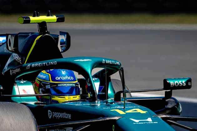 BARCELONA Formula 1 driver Fernando Alonso of Aston Martin Aramco Formula 1 Team during the Formula 1 Spain Catalonia at the Circuit de Barcelona Catalunya on June 13, 2026 in Barcelona, Spain Photo by DeFodi Images
