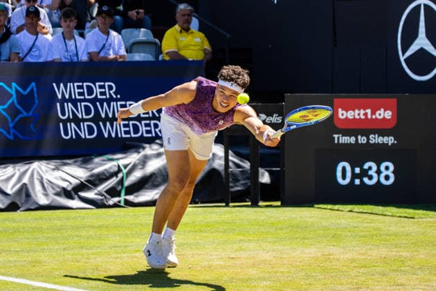 13 06 26 Boss Open Stuttgart Germany, Stuttgart, 13 06 2026, Tennis, Boss Open Stuttgart Ben Shelton USA