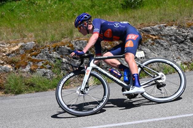 Tour Auvergne - Rhone-Alpes 2026 Stage 7 GRAND COLOMBIER, FRANCE - JUNE 13 : Dhondt Robbe (BEL) of Team Picnic PostNL during stage 7 of the 78th edition of Tour Auvergne - Rhone-Alpes an UCI World Tour 2.UWT cycling road race stage for Men Elite of 133.6 km with start in La Bridoire and finish in Grand Colombier on June 13, 2026 in Grand Colombier, France, 13 06 2026 ( Motordriver Guy De Vuyst - Grand Colombier France  Copyright: xVincentxKalutx