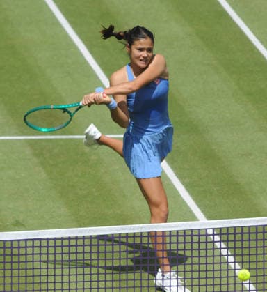 Tennis - HSBC Queen™s Club Championships - Women™s WTA, Tennis Damen 500 Tournament - Queen™s Club, London - Saturday 13th June 2026 Women™s singles third Round; Kamilla Rakhimova (UZB) v Emma Raducanu (GBR) Emma Raducanu - COLORSPORT ANDREW COWIE 