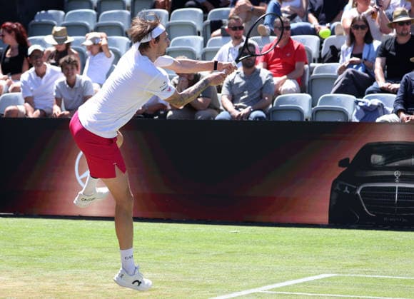 Stuttgart , Tennis , BOSS Open , Alexander Bublik KAZ