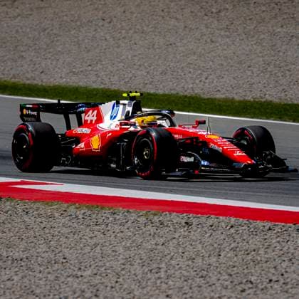BARCELONA Formula 1 driver Lewis Hamilton of Scuderia Ferrari HP during the Formula 1 Spain Catalonia at the Circuit de Barcelona Catalunya on June 13, 2026 in Barcelona, Spain Photo by DeFodi Images