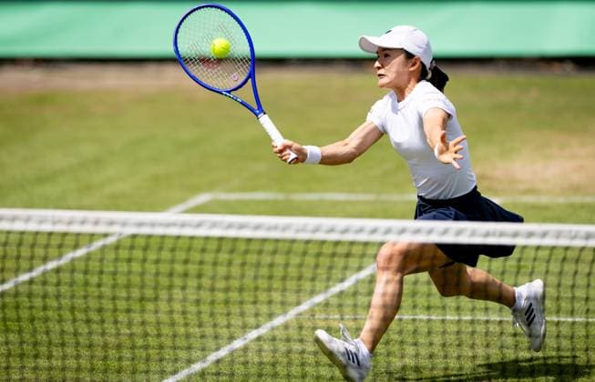 DEN BOSCH - Shuko Aoyama (JPN) during the WTA, Tennis Damen doubles final match against Ingrid Neel (EST) and Giuliana Olmos (MEX) at the 2026 LibÃ ma Open. The combined ATP, Tennis Herren WTA tournament is being held on the grounds of the former Autotron car theme park. IRIS VAN DEN BROEK ANP xVIxANPxSportx xxANPxIVx 560896461 originalFilename: 560896461.jpg
