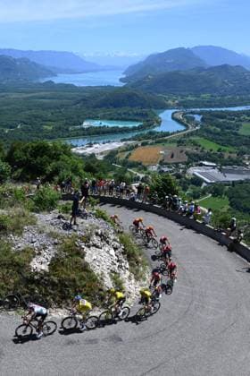 Tour Auvergne - Rhone-Alpes 2026 Stage 7 GRAND COLOMBIER, FRANCE - JUNE 13 : Illustration picture during stage 7 of the 78th edition of Tour Auvergne - Rhone-Alpes an UCI World Tour 2.UWT cycling road race stage for Men Elite of 133.6 km with start in La Bridoire and finish in Grand Colombier on June 13, 2026 in Grand Colombier, France, 13 06 2026 ( Motordriver Guy De Vuyst - Grand Colombier France  Copyright: xVincentxKalutx