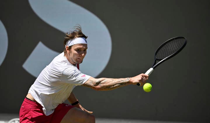 Alexander Bublik KAZ Action Tennis Men BOSS Open ATP 250 Stuttgart 2026 Weissenhof BOSS Open ATP 250 Stuttgart 2026