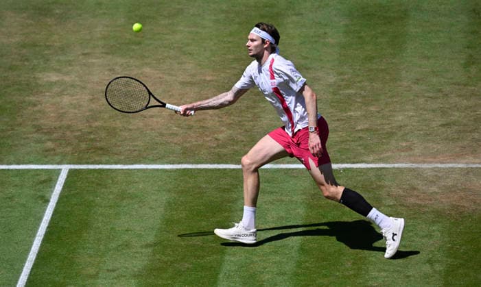Alexander Bublik KAZ Action Tennis Men BOSS Open ATP 250 Stuttgart 2026 Weissenhof BOSS Open ATP 250 Stuttgart 2026