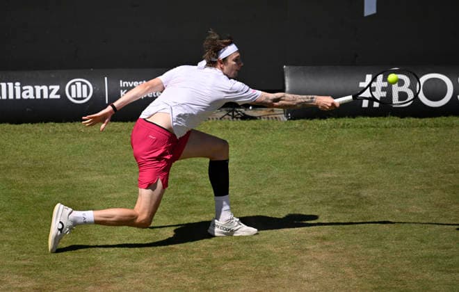 Alexander Bublik KAZ Action Tennis Men BOSS Open ATP 250 Stuttgart 2026 Weissenhof BOSS Open ATP 250 Stuttgart 2026