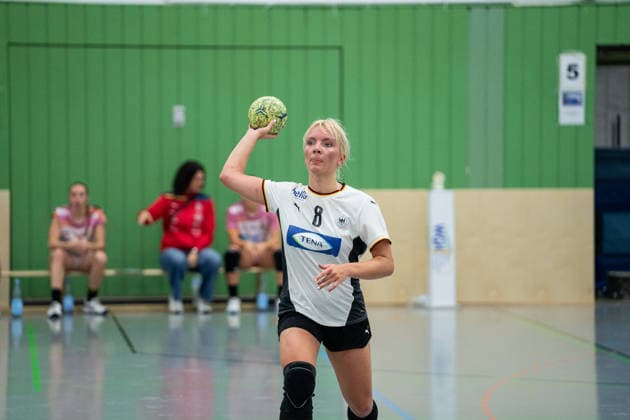 U20 Women National Team Germany GER vs U20 Women National Team Spain SPA , Handball, Four Nations Tournament, 13 6 2026, Season 2025 2026, Hannover Ruslana Litvinov Germany U20 Women, 08, plays at Buxtehuder SV at Spielaufbau Hannover Sporthalle IGS Badenstedt Germany
