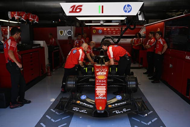 Formula 1 Barcelona-Catalunya Grand Prix 2026 - Practice BARCELONA, SPAIN - JUNE 13: Ferrari team is seen ahead of the third practice tour of the Barcelona-Catalunya Grand Prix, the seventh race of the 2026 Formula 1 World Championship, WM, Weltmeisterschaft at the 4.66-kilometer Circuit de Barcelona-Catalunya in Barcelona, Spain on June 13, 2026. Burak Akbulut Anadolu Barcelona Spain. Editorial use only. Please get in touch for any other usage.  Copyright: x2026xAnadoluxBurakxAkbulutx