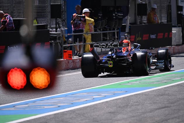 Formula 1 Barcelona-Catalunya Grand Prix 2026 - Practice BARCELONA, SPAIN - JUNE 13: Max Verstappen of Red Bull Racing team drives during third practice tour of the Barcelona-Catalunya Grand Prix, the seventh race of the 2026 Formula 1 World Championship, WM, Weltmeisterschaft at the 4.66-kilometer Circuit de Barcelona-Catalunya in Barcelona, Spain on June 13, 2026. Burak Akbulut Anadolu Barcelona Spain. Editorial use only. Please get in touch for any other usage.  Copyright: x2026xAnadoluxBurakxAkbulutx
