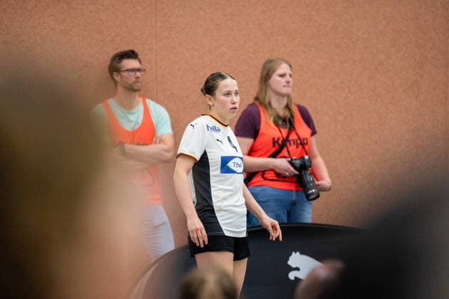U20 Women National Team Germany GER vs U20 Women National Team Spain SPA , Handball, Four Nations Tournament, 13 6 2026, Season 2025 2026, Hannover Lara Egeling Germany U20 Women, 04, plays at Borussia Dortmund Hannover Sporthalle IGS Badenstedt Germany