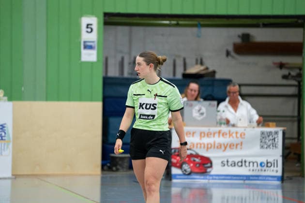 U20 Womens National Team Germany GER vs U20 Womens National Team Spain SPA , Handball, Four Nations Tournament, 13 6 2026, Season 2025 2026, Hannover Die Schiedsrichterin Hannover Sporthalle IGS Badenstedt Germany