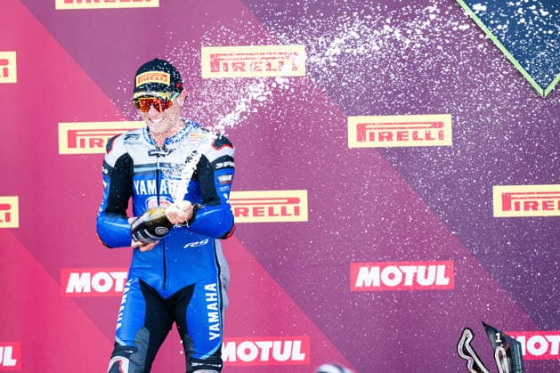 IPA85643520 - Albert Arenas (ESP) finishes second in WorldSSP Race 1 – SUPERBIKE Pirelli Emilia Romagna Round. At the Misano World Circuit Marco Simoncelli in Misano Adriatico, RN, Italy. On June 13, 2026.  Copyright: xRiccardoxSpadettoxDexPaulis IPAxSportx xx 85643520