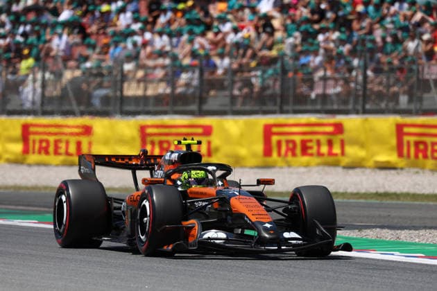 F1 Gran Prix of Spain Lando Norris of McLaren Mastercard Formula 1 Team on track during final practice for the F1 Grand Prix of Catalunya at Montemelo Circuit on June 13, 2026 in Barcelona, Spain. Barcelona Circuit de Catalunya Spain Copyright: xMarcoxCanonierox